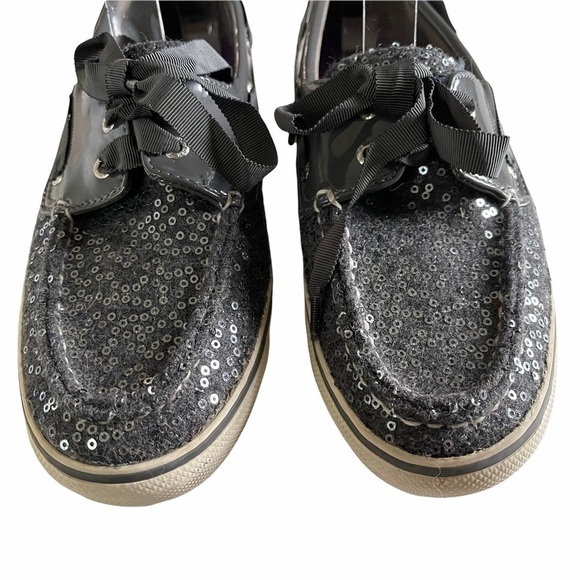 Sperry gray wool with sequins size 8 1/2 ribbon - Picture 5 of 16